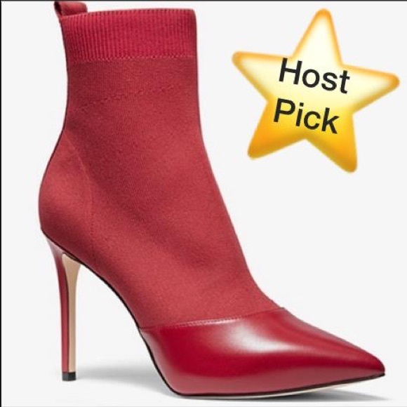 MICHAEL Michael Kors Shoes - MK 🔥 Vicky Heels Ankle Knit Boots Booties